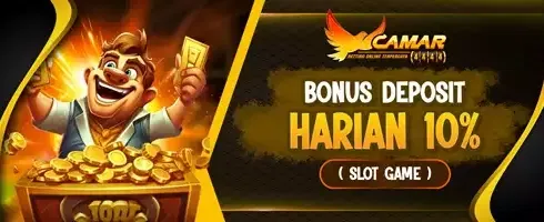 Bonus Deposit Harian 10% Tanpa Batas promotion image